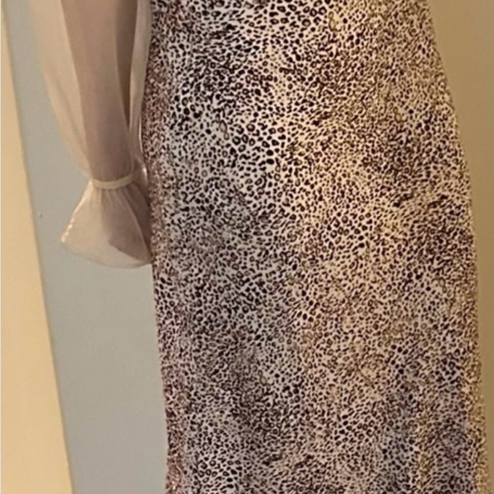 Leopard Print Maxi Skirt